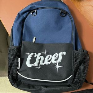 chassé cheer backpack bag navy blue and black